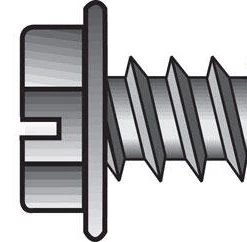 Hillman No. 7 X 1/2 in. L Slotted Hex Washer Head Sheet Metal Screws 100 pk