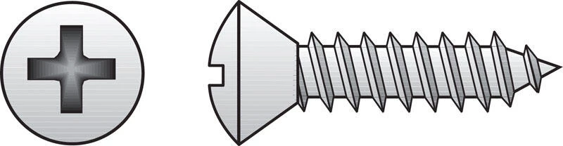 Hillman No. 12 X 3 in. L Phillips Oval Head Sheet Metal Screws 50 pk 1 Hillman No. 12 X 3 in. L Phillips Oval Head Sheet Metal Screws 50 pk