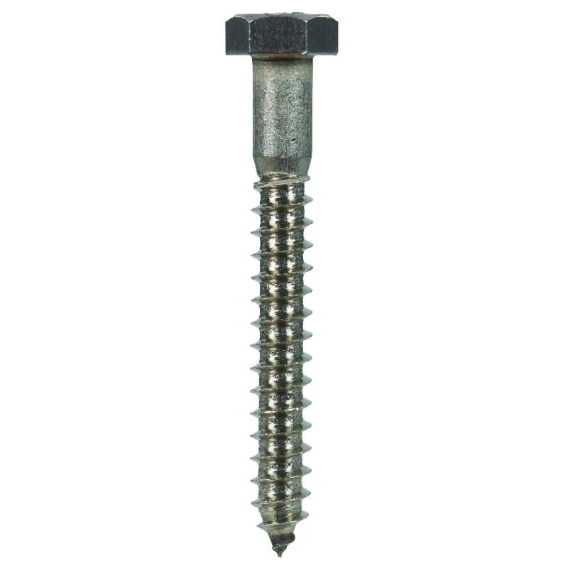 Hillman 5/16 in. X 2-1/2 in. L Hex Stainless Steel Lag Screw 25 pk 2 Hillman 5/16 in. X 2-1/2 in. L Hex Stainless Steel Lag Screw 25 pk - Image 2
