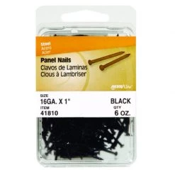 Hillman 1 in. Panel Steel Nail Flat Head