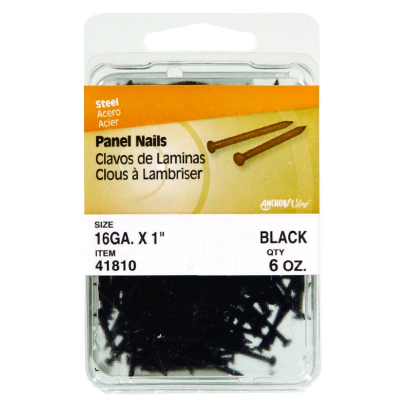 Hillman 1 in. Panel Steel Nail Flat Head 1 Hillman 1 in. Panel Steel Nail Flat Head