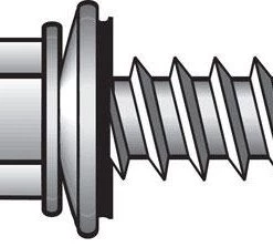 Hillman No. 10 X 3 in. L Hex Hex Head Self-Piercing Screws 50 pk