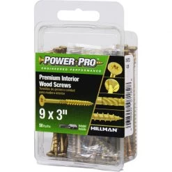 Hillman Power Pro No. 9 X 3 in. L Star Wood Screws 50 pk -Cheap HILLMAN Store 7bb48d2d 2255 4725 9a21 6141da911238