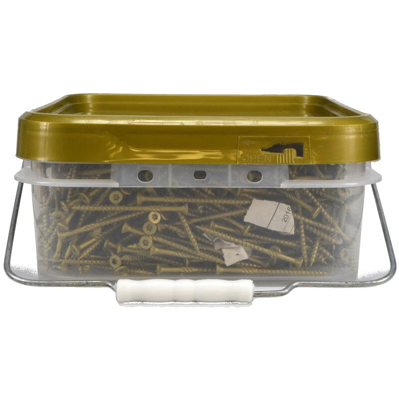 Hillman Power Pro No. 10 X 3 in. L Star Coated Exterior Wood Screw 800 pk 4 Hillman Power Pro No. 10 X 3 in. L Star Coated Exterior Wood Screw 800 pk - Image 4