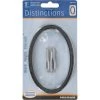 Hillman Distinctions 5 in. Black Steel Screw-On Number 0 1 pc