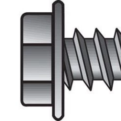 Hillman No. 10 X 2 in. L Hex Hex Washer Head Sheet Metal Screws 100 pk