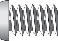 Hillman No. 1/4-20 X 3-1/2 in. L Combination Round Head Zinc-Plated Steel Machine Screws 100 pk