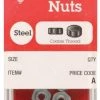 Hillman 6 in. Zinc-Plated Steel SAE Hex Nut 24 pk