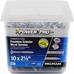 Hillman Power Pro No. 10 X 2-1/2 in. L Star Flat Head Premium Deck Screws 5 lb 395 pk -Cheap HILLMAN Store 808acb6a 92a0 4906 bfef 5254c33e192b