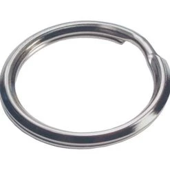 Hillman 3/4 in. D Tempered Steel Silver Split Rings Key Ring