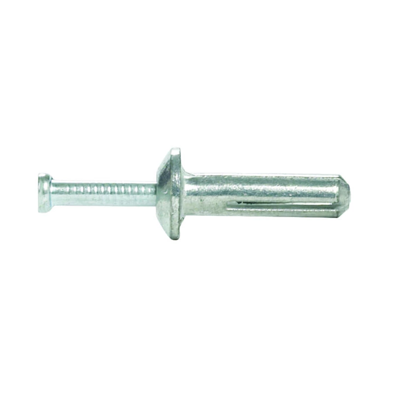 Hillman 1/4 in. D X 1 in. L Steel Mushroom Head Hammer Drive Anchor 100 pk 2 Hillman 1/4 in. D X 1 in. L Steel Mushroom Head Hammer Drive Anchor 100 pk - Image 2