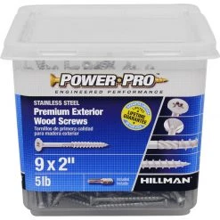 Hillman Power Pro No. 9 X 2 in. L Star Flat Head Exterior Deck Screws 5 lb 6 Hillman Power Pro No. 9 X 2 in. L Star Flat Head Exterior Deck Screws 5 lb -Cheap HILLMAN Store 822e25ff a7b9 4653 aa1d 5a424e244c6c
