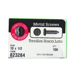 Hillman No. 10 X 1/2 in. L Phillips Pan Head Sheet Metal Screws 100 pk 3 Hillman No. 10 X 1/2 in. L Phillips Pan Head Sheet Metal Screws 100 pk -Cheap HILLMAN Store 822e3086 fbff 44d8 a705 c64500fc2690