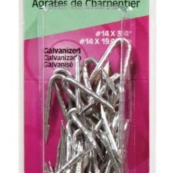 Hillman 3/4 in. W X 3/4 in. L Galvanized Steel Fence Staples 14 Ga. 1.25 oz