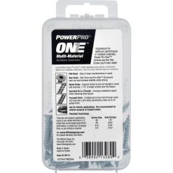 Hillman POWERPRO ONE No. 8 X 1 in. L Star Flat Head Multi-Material Screw 35 pk -Cheap HILLMAN Store 86591ae2 177e 480a 91ef aa5c6cd2ec86