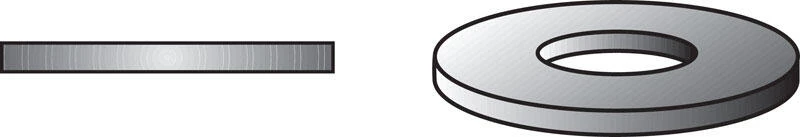 Hillman Zinc-Plated Steel 5/8 in. USS Flat Washer 65 pk 1 Hillman Zinc-Plated Steel 5/8 in. USS Flat Washer 65 pk