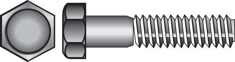 Hillman 5/16-18 in. D X 2-1/2 in. L Stainless Steel Hex Head Cap Screw 50 pk 1 Hillman 5/16-18 in. D X 2-1/2 in. L Stainless Steel Hex Head Cap Screw 50 pk