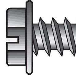 Hillman No. 10 X 1-1/4 in. L Slotted Hex Washer Head Sheet Metal Screws 100 pk