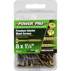 Hillman Power Pro No. 8 X 1-1/4 in. L Star Wood Screws 75 pk -Cheap HILLMAN Store 8e02c6d4 71bd 47da 9a03 966b46a783f0