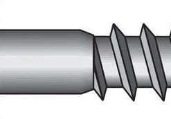 Hillman 5/16 in. X 4-1/2 in. L Hex Hot Dipped Galvanized Steel Lag Screw 50 pk