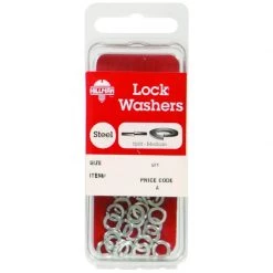 Hillman No. 8 in. D Zinc-Plated Steel Split Lock Washer 30 pk