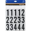 Hillman 2 in. Reflective Black Vinyl Self-Adhesive Number Set 0-9 35 pc
