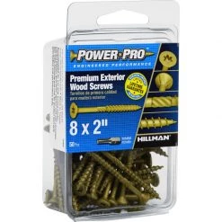 Hillman Power Pro No. 8 X 2 in. L Star Flat Head Exterior Deck Screws 50 pk 7 Hillman Power Pro No. 8 X 2 in. L Star Flat Head Exterior Deck Screws 50 pk -Cheap HILLMAN Store 91696d82 3cf9 4e06 8d12 f33feb56ee54