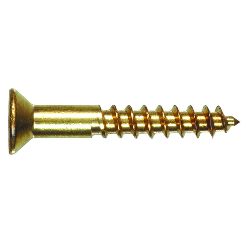 Hillman No. 8 X 1-1/4 in. L Phillips Wood Screws 100 pk 1 Hillman No. 8 X 1-1/4 in. L Phillips Wood Screws 100 pk