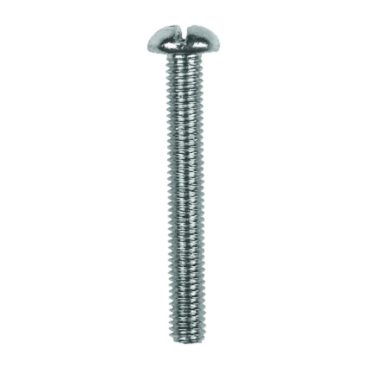 Hillman No. 10-32 X 1-1/2 in. L Combination Round Head Zinc-Plated Steel Machine Screws 100 pk 2 Hillman No. 10-32 X 1-1/2 in. L Combination Round Head Zinc-Plated Steel Machine Screws 100 pk - Image 2