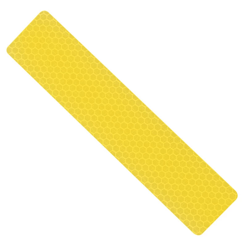 Hillman 1.3 in. W X 6 in. L Yellow Reflective Safety Tape 1 pk 1 Hillman 1.3 in. W X 6 in. L Yellow Reflective Safety Tape 1 pk
