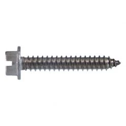 Hillman No. 12 X 1 in. L Slotted Hex Washer Head Sheet Metal Screws 100 pk