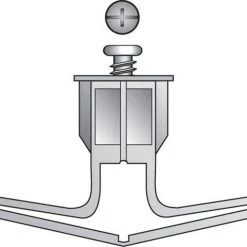 Hillman 5/8 in. D X 5/8 in. Large in. L Zinc Pan Head Pop-Toggle Anchors 2 pk