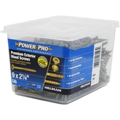 Hillman Power Pro No. 9 X 2-1/4 in. L Star Flat Head Deck Screws 5 lb 565 pk -Cheap HILLMAN Store 95f02681 b6f1 45c5 9a6e c57356aac9e1