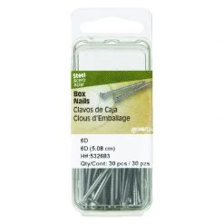 Hillman 6D 2 in. Box Polished Steel Nail Large Head