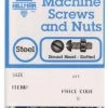 Hillman No. 1/4-20 X 3 in. L Slotted Round Head Zinc-Plated Steel Machine Screws 3 pk