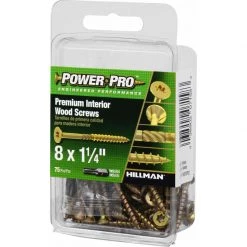 Hillman Power Pro No. 8 X 1-1/4 in. L Star Wood Screws 75 pk -Cheap HILLMAN Store 97eaab5c 9ee7 40fc 8cc9 c73ac1d6af0e