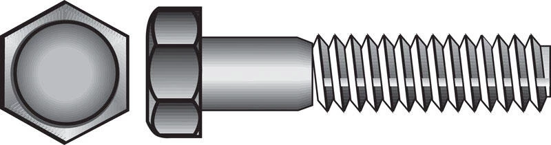Hillman 7/16 in. D X 3-1/2 in. L Zinc Plated Steel Hex Bolt 50 pk 1 Hillman 7/16 in. D X 3-1/2 in. L Zinc Plated Steel Hex Bolt 50 pk