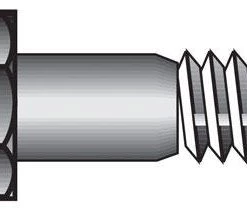 Hillman 1/4 in. D X 3 in. L Zinc Plated Steel Hex Bolt 100 pk