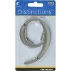 Hillman Distinctions 4 in. Silver Zinc Die-Cast Screw-On Number 9 1 pc