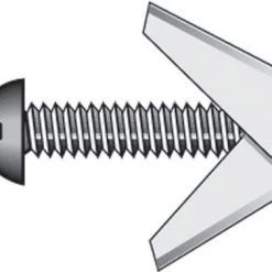Hillman 1/4 in. D X 4 in. L Round Steel Toggle Bolt 1 pk