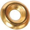 Hillman Brass-Plated Brass .138 in. Finish Washer 100 pk