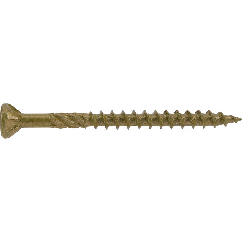 Hillman Power Pro No. 9 X 2-1/4 in. L Star Flat Head Premium Deck Screws 1 lb 113 pk 2 Hillman Power Pro No. 9 X 2-1/4 in. L Star Flat Head Premium Deck Screws 1 lb 113 pk - Image 2