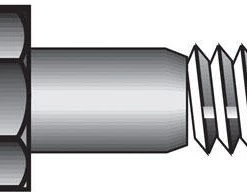 Hillman 1/2 in. D X 2-1/2 in. L Heat Treated Steel Hex Head Cap Screw 50 pk