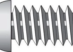 Hillman No. 10-32 X 1-1/4 in. L Combination Round Head Zinc-Plated Steel Machine Screws 100 pk