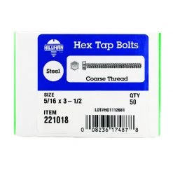 Hillman 5/16 in. D X 3-1/2 in. L Zinc Plated Steel Hex Tap Bolt 50 pk -Cheap HILLMAN Store 9e73356e 9950 4ef4 8a25 9b6e6df7b10e