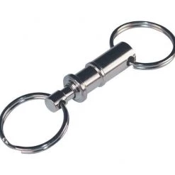 Hillman Metal Silver Valet Key Chain