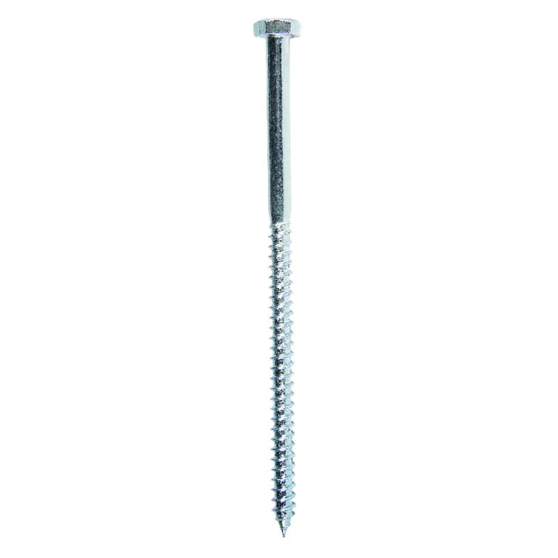 Hillman 1/4 in. X 5 in. L Hex Zinc-Plated Steel Lag Screw 100 pk 2 Hillman 1/4 in. X 5 in. L Hex Zinc-Plated Steel Lag Screw 100 pk - Image 2