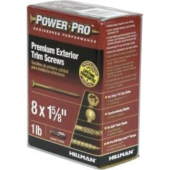 Hillman Power Pro No. 8 X 1-5/8 in. L Star Bronze Ceramic Trim Screws 1 lb 195 pk -Cheap HILLMAN Store a0625c34 59b6 47dd 96fe de4ad8943c37