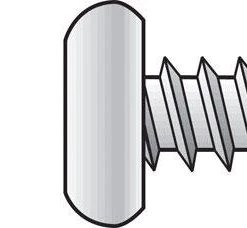 Hillman No. 8 X 2-1/2 in. L Phillips Pan Head Sheet Metal Screws 100 pk