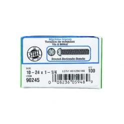 Hillman No. 10-24 X 1-1/4 in. L Combination Round Head Zinc-Plated Steel Machine Screws 100 pk -Cheap HILLMAN Store a2b2c0e4 e658 4e7b bf63 0af548877ef8
